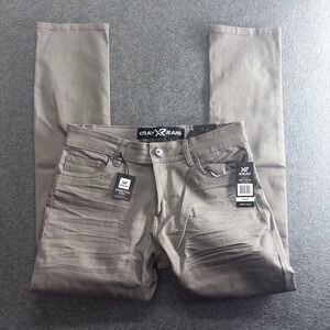 XRAY Jeans Mens Slim Fit Commuter Pants Grey Stretch Fabric XMP-99020 30x30